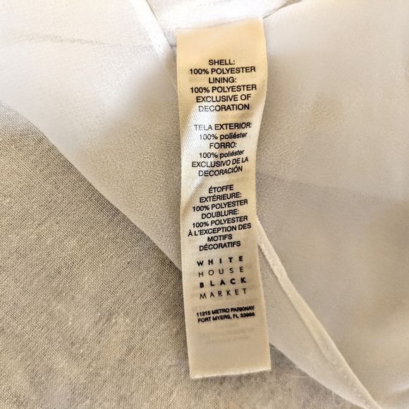 WHBM floral blouse (xsmall) - Picture 8 of 9